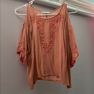 Peach Boho Shirt